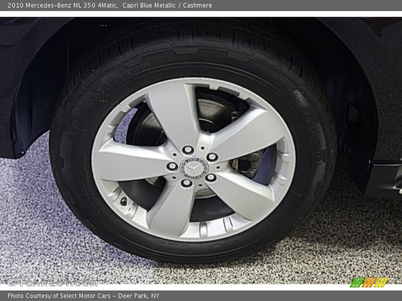 Capri Blue Metallic / Cashmere 2010 Mercedes-Benz ML 350 4Matic