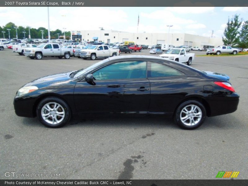 Black / Ivory 2007 Toyota Solara SE Coupe
