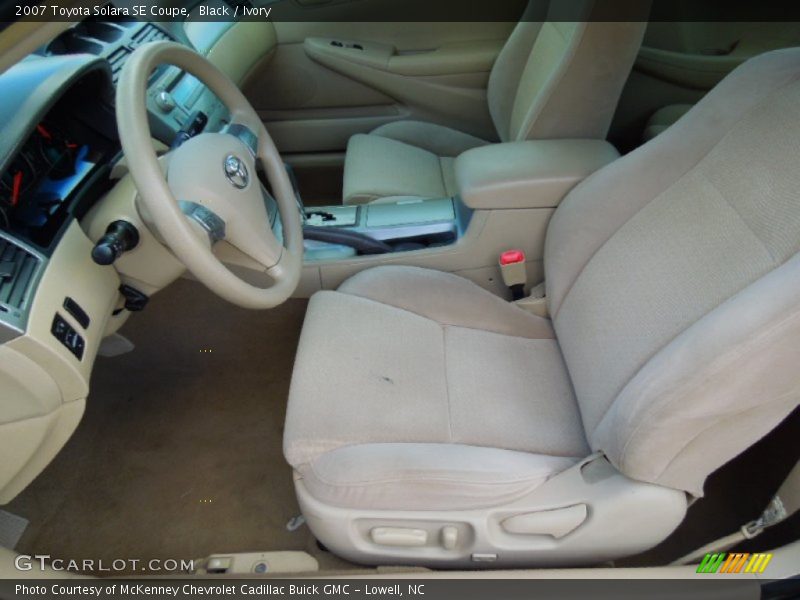 Black / Ivory 2007 Toyota Solara SE Coupe