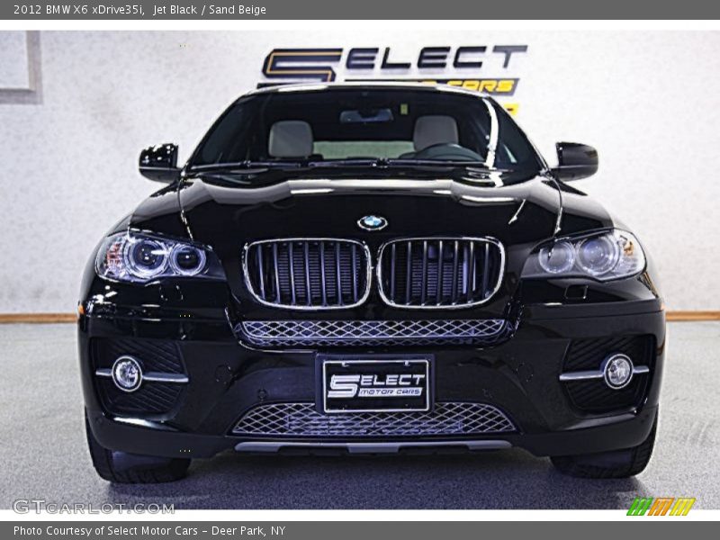 Jet Black / Sand Beige 2012 BMW X6 xDrive35i