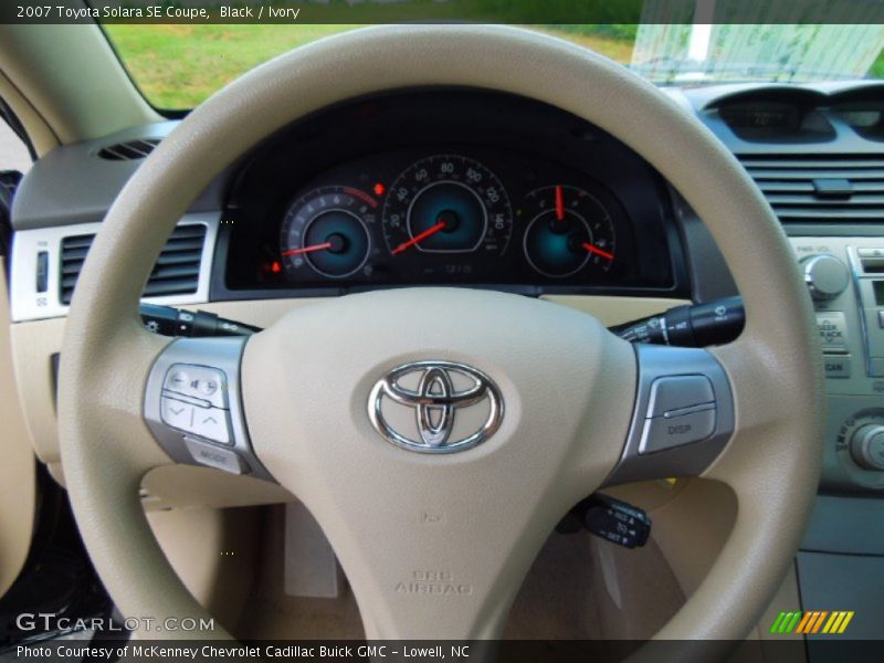Black / Ivory 2007 Toyota Solara SE Coupe