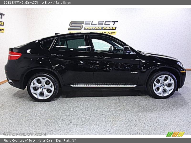 Jet Black / Sand Beige 2012 BMW X6 xDrive35i