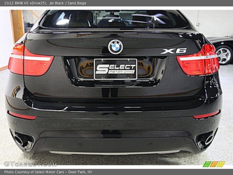 Jet Black / Sand Beige 2012 BMW X6 xDrive35i