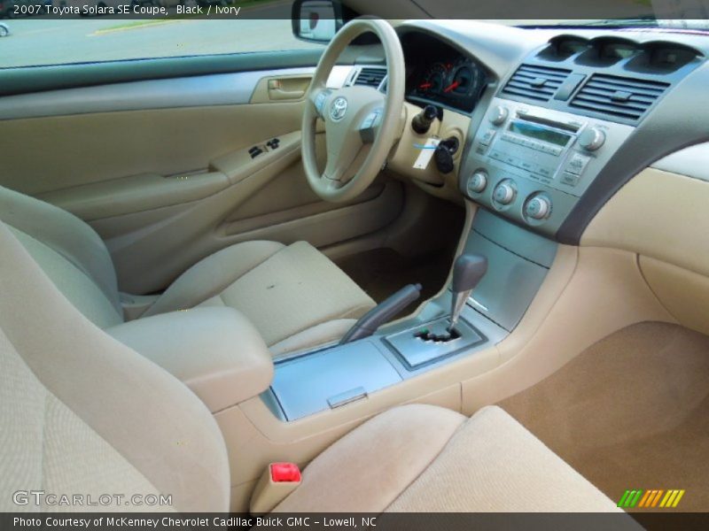 Black / Ivory 2007 Toyota Solara SE Coupe