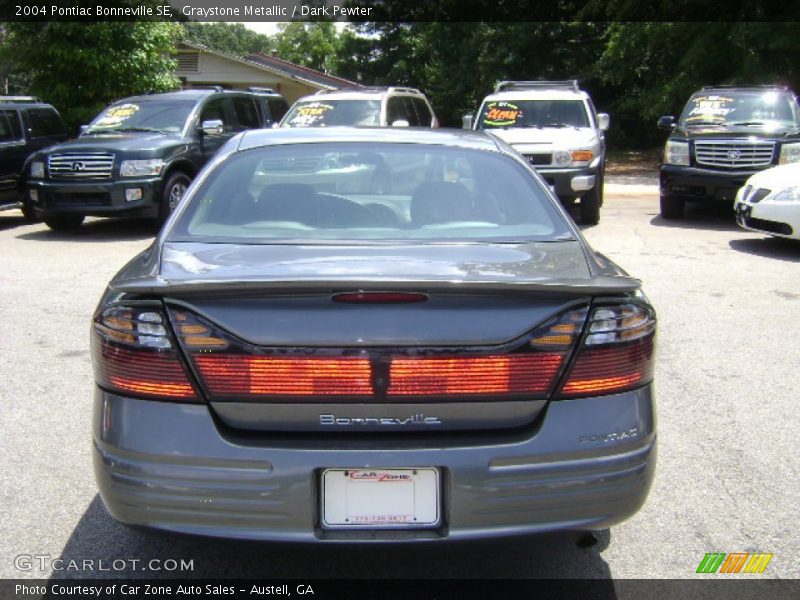 Graystone Metallic / Dark Pewter 2004 Pontiac Bonneville SE