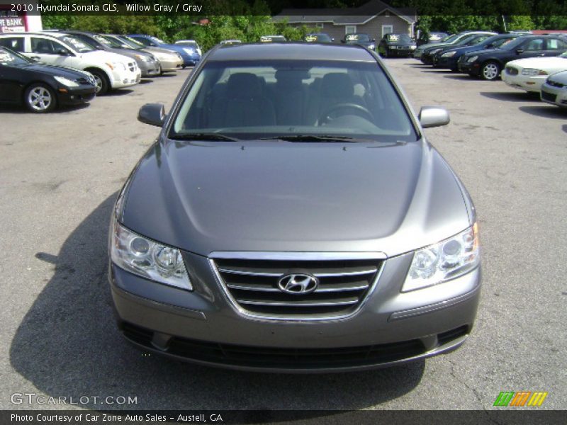 Willow Gray / Gray 2010 Hyundai Sonata GLS