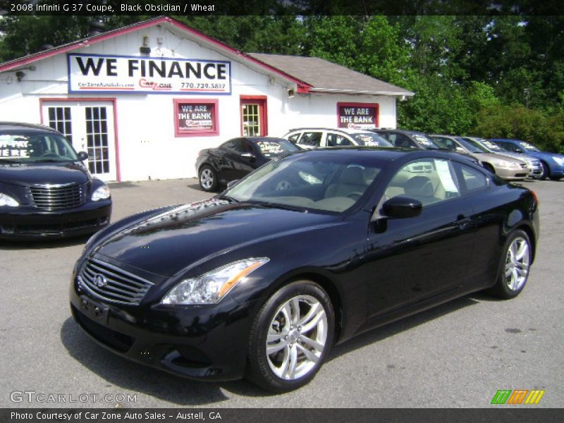 Black Obsidian / Wheat 2008 Infiniti G 37 Coupe