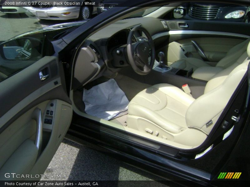 Black Obsidian / Wheat 2008 Infiniti G 37 Coupe