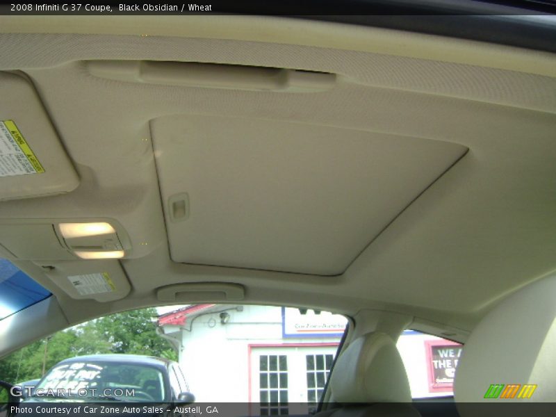Black Obsidian / Wheat 2008 Infiniti G 37 Coupe