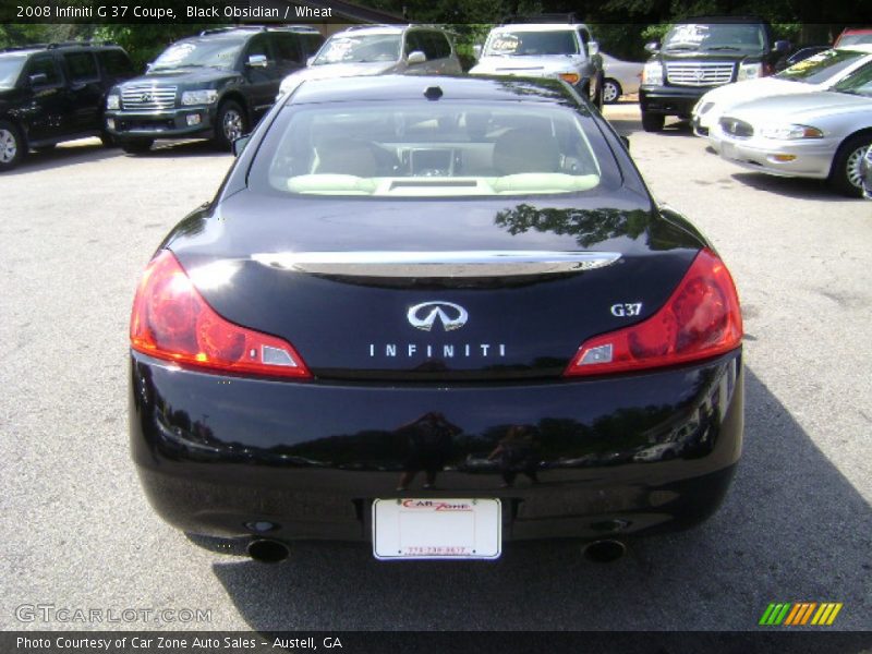 Black Obsidian / Wheat 2008 Infiniti G 37 Coupe