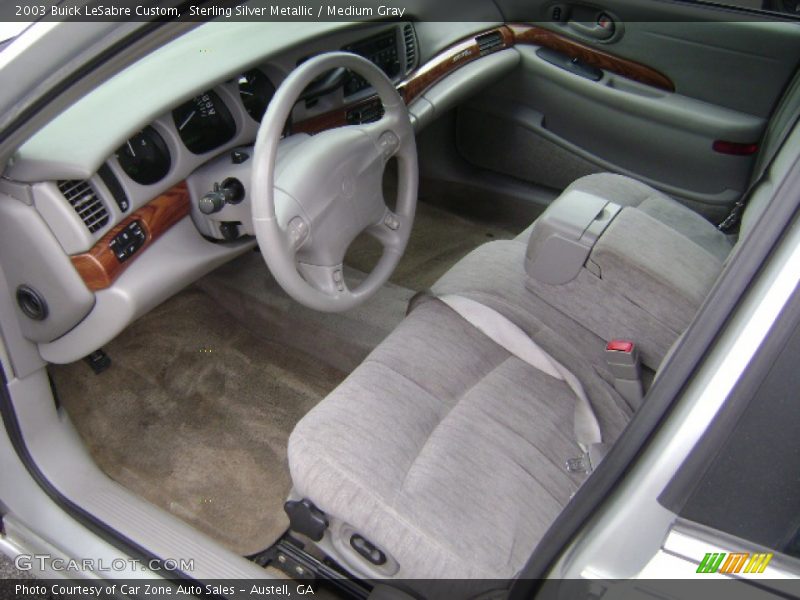 Sterling Silver Metallic / Medium Gray 2003 Buick LeSabre Custom