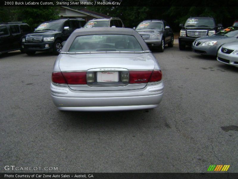 Sterling Silver Metallic / Medium Gray 2003 Buick LeSabre Custom