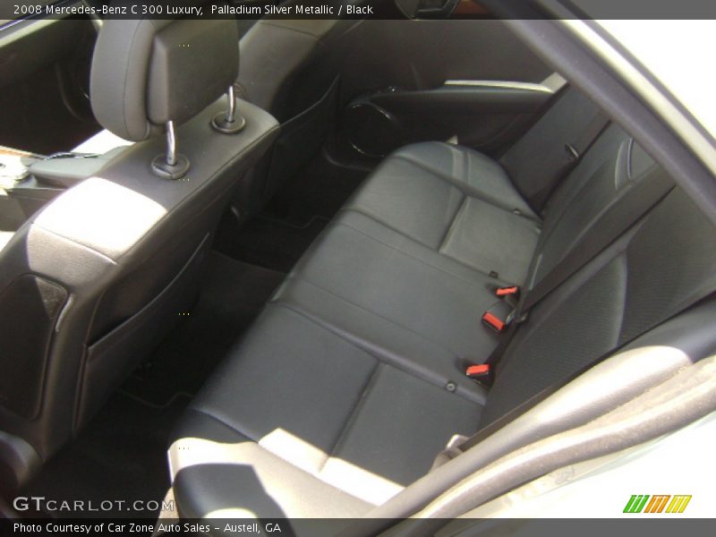 Palladium Silver Metallic / Black 2008 Mercedes-Benz C 300 Luxury