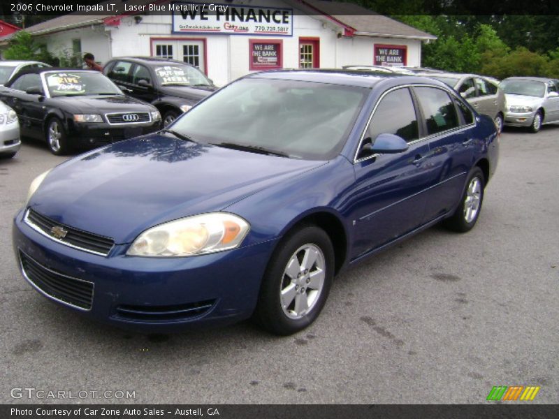 Laser Blue Metallic / Gray 2006 Chevrolet Impala LT