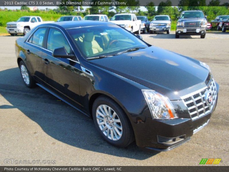 Black Diamond Tricoat / Cashmere/Ebony 2013 Cadillac CTS 3.0 Sedan
