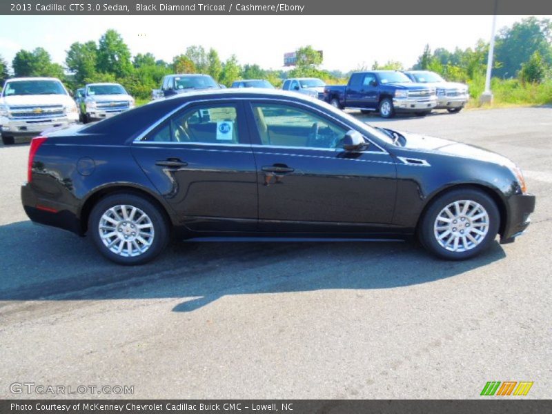 Black Diamond Tricoat / Cashmere/Ebony 2013 Cadillac CTS 3.0 Sedan