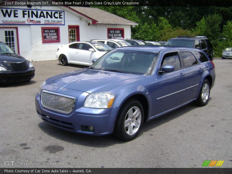 Marine Blue Pearl / Dark Slate Gray/Light Graystone 2007 Dodge Magnum SXT