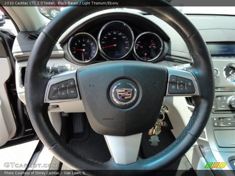 Black Raven / Light Titanium/Ebony 2010 Cadillac CTS 3.0 Sedan