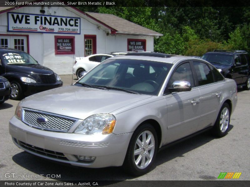 Silver Birch Metallic / Black 2006 Ford Five Hundred Limited