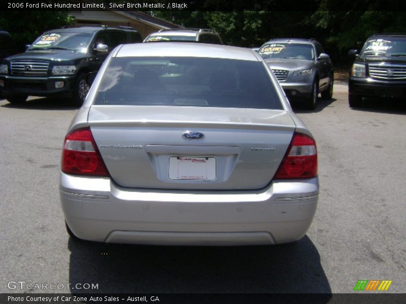 Silver Birch Metallic / Black 2006 Ford Five Hundred Limited