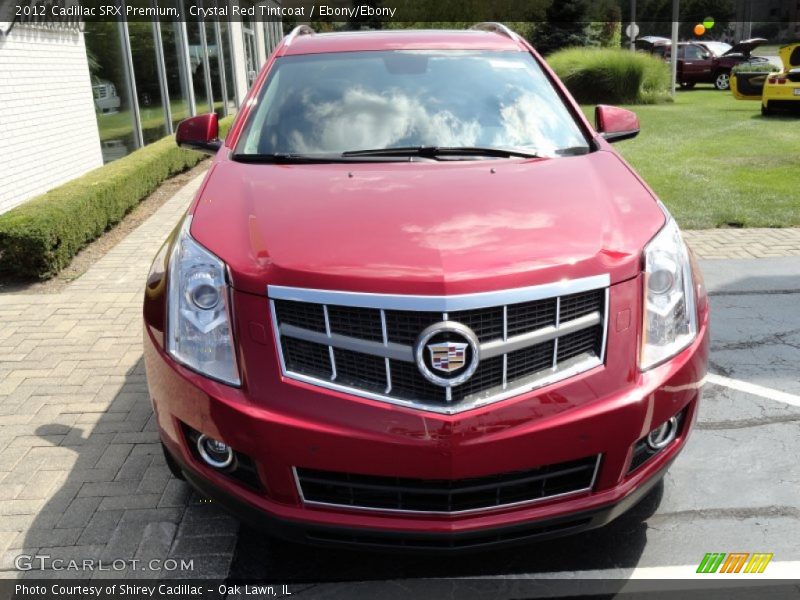Crystal Red Tintcoat / Ebony/Ebony 2012 Cadillac SRX Premium