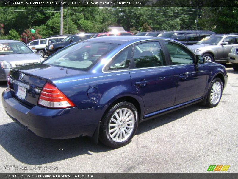 Dark Blue Pearl Metallic / Charcoal Black 2006 Mercury Montego Premier AWD