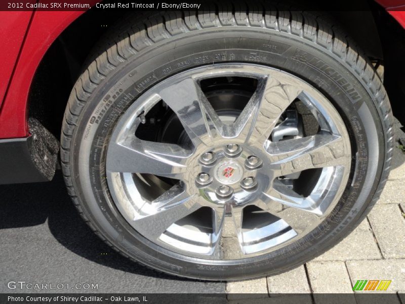 Crystal Red Tintcoat / Ebony/Ebony 2012 Cadillac SRX Premium