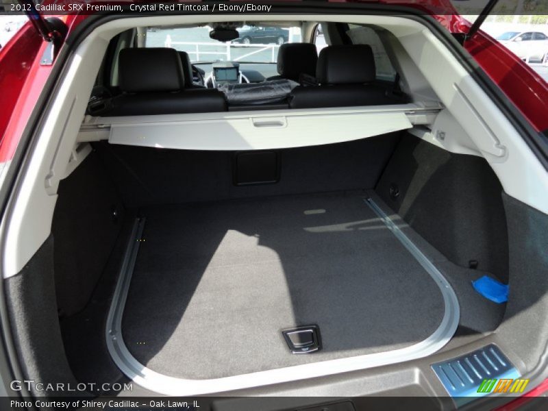 Crystal Red Tintcoat / Ebony/Ebony 2012 Cadillac SRX Premium
