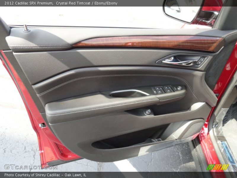Crystal Red Tintcoat / Ebony/Ebony 2012 Cadillac SRX Premium