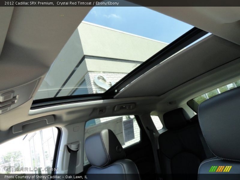 Crystal Red Tintcoat / Ebony/Ebony 2012 Cadillac SRX Premium
