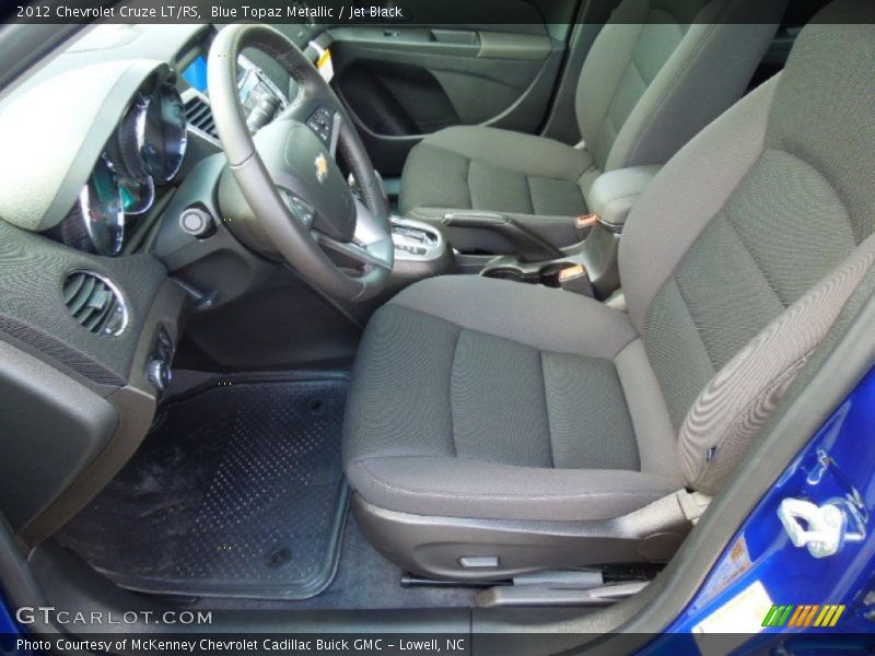 Blue Topaz Metallic / Jet Black 2012 Chevrolet Cruze LT/RS