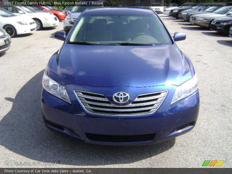 Blue Ribbon Metallic / Bisque 2007 Toyota Camry Hybrid