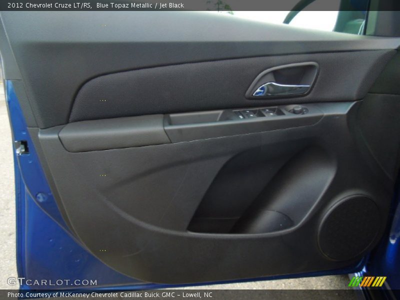 Blue Topaz Metallic / Jet Black 2012 Chevrolet Cruze LT/RS