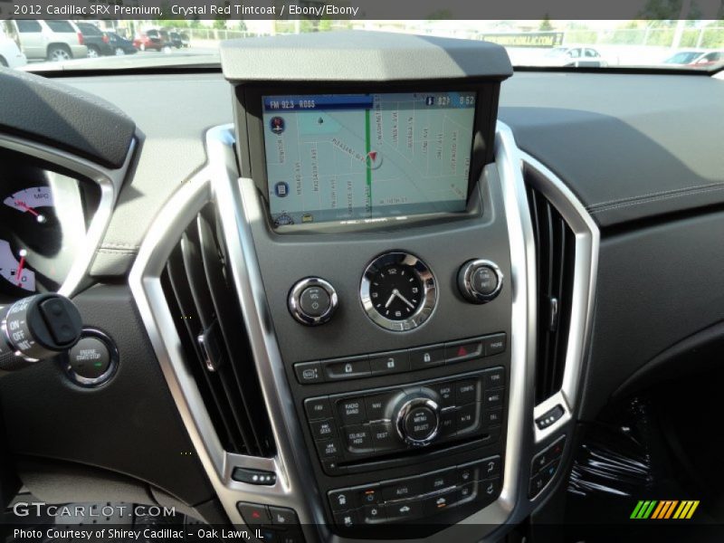 Crystal Red Tintcoat / Ebony/Ebony 2012 Cadillac SRX Premium