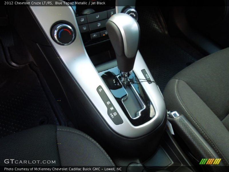 Blue Topaz Metallic / Jet Black 2012 Chevrolet Cruze LT/RS
