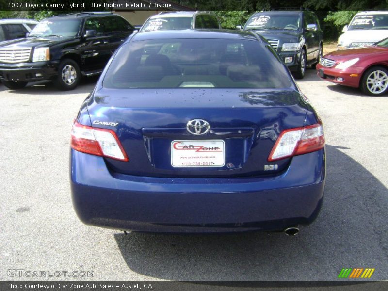 Blue Ribbon Metallic / Bisque 2007 Toyota Camry Hybrid