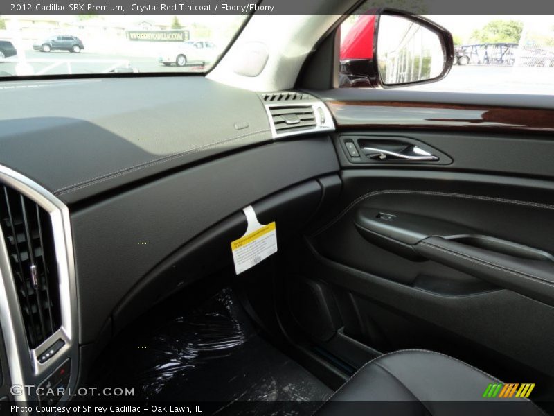 Crystal Red Tintcoat / Ebony/Ebony 2012 Cadillac SRX Premium