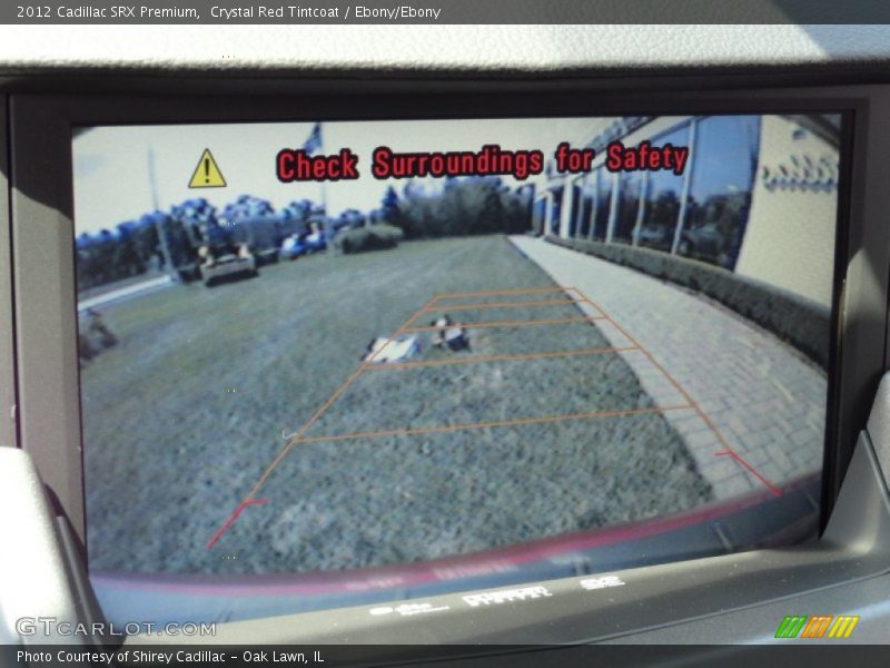 Crystal Red Tintcoat / Ebony/Ebony 2012 Cadillac SRX Premium