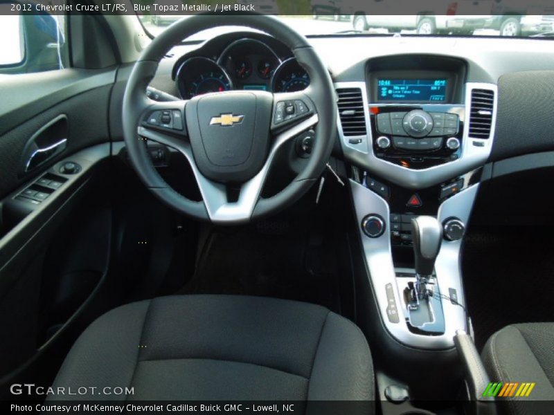 Blue Topaz Metallic / Jet Black 2012 Chevrolet Cruze LT/RS