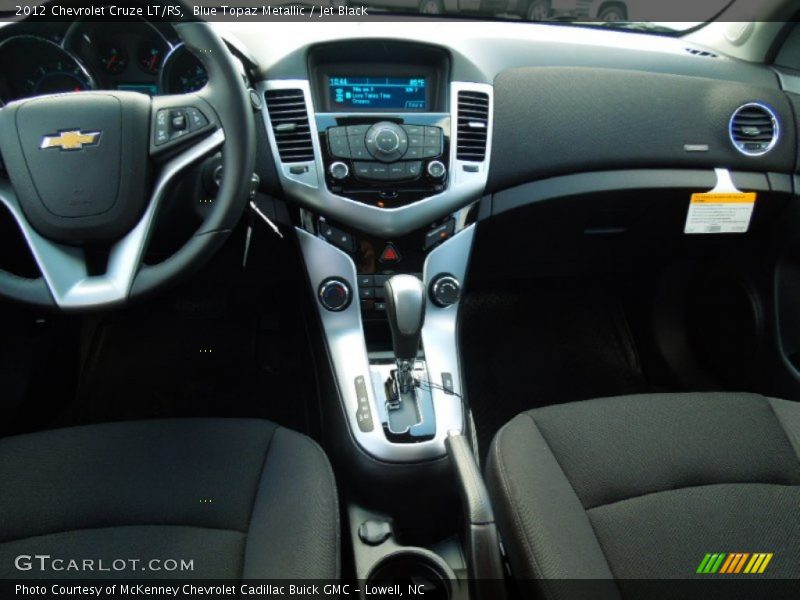 Blue Topaz Metallic / Jet Black 2012 Chevrolet Cruze LT/RS