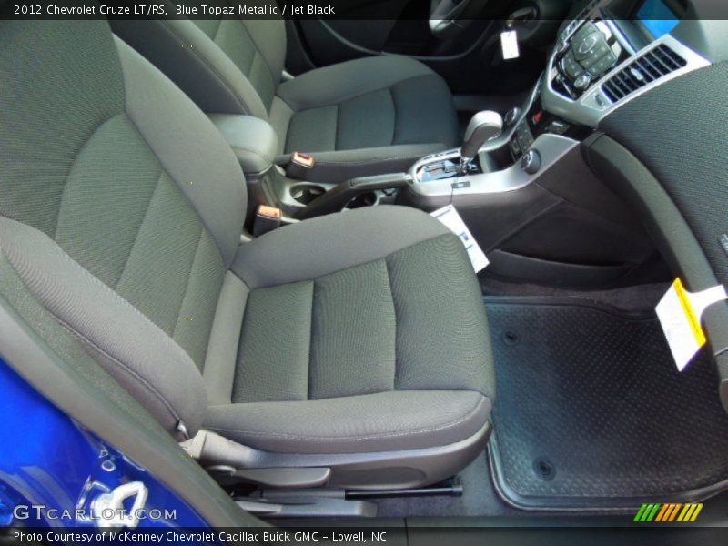 Blue Topaz Metallic / Jet Black 2012 Chevrolet Cruze LT/RS