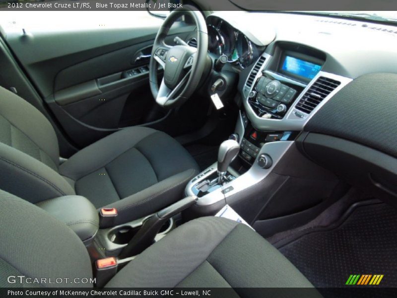 Blue Topaz Metallic / Jet Black 2012 Chevrolet Cruze LT/RS
