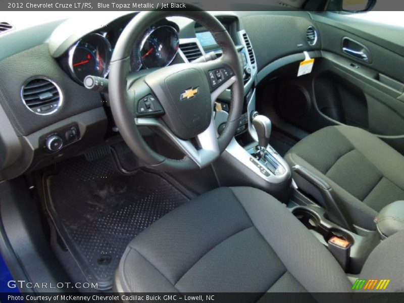 Blue Topaz Metallic / Jet Black 2012 Chevrolet Cruze LT/RS