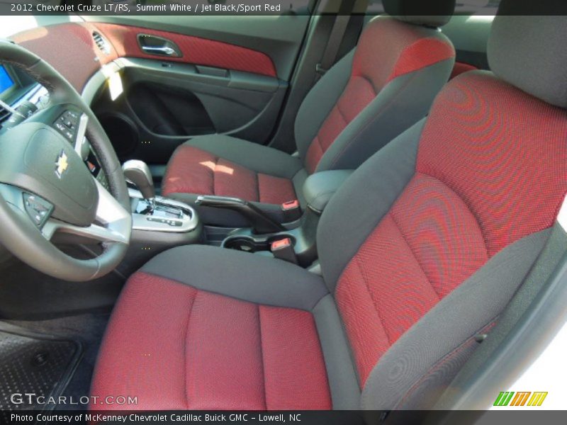 Front Seat of 2012 Cruze LT/RS