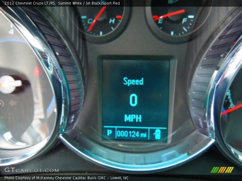 Summit White / Jet Black/Sport Red 2012 Chevrolet Cruze LT/RS