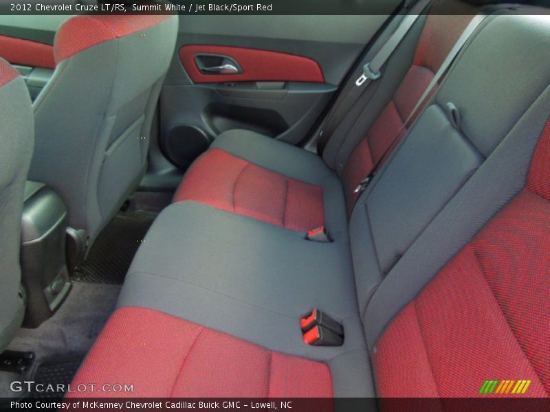 Rear Seat of 2012 Cruze LT/RS