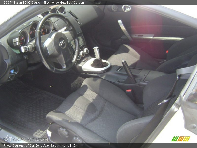 Silver Alloy Metallic / Carbon 2007 Nissan 350Z Coupe