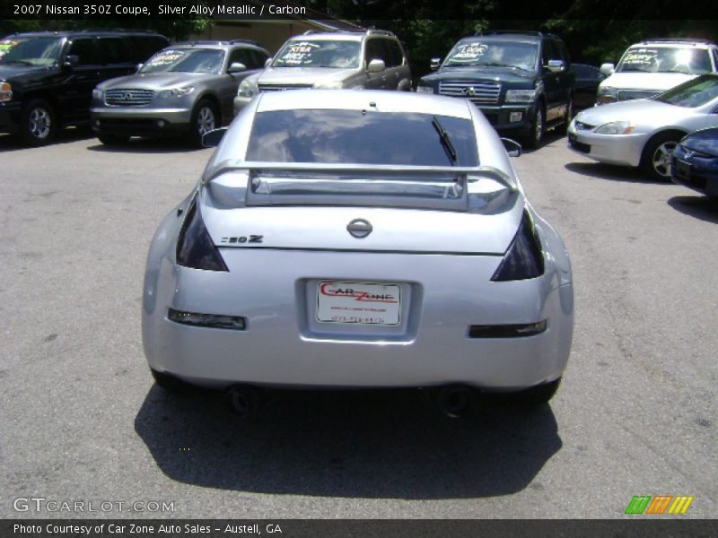 Silver Alloy Metallic / Carbon 2007 Nissan 350Z Coupe