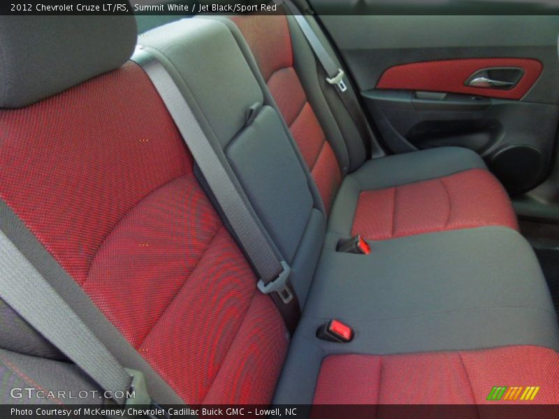 Rear Seat of 2012 Cruze LT/RS