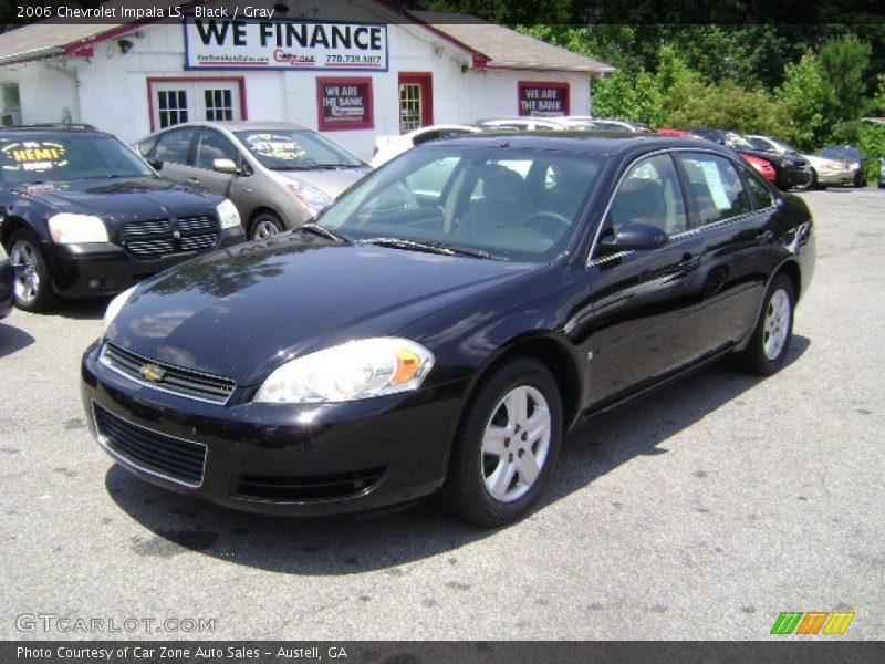 Black / Gray 2006 Chevrolet Impala LS